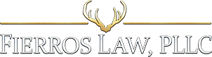 Fierros Law, PLLC logo with stylized antlers above the firm name