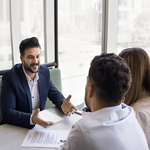 Texas personal injury attorney meeting with accident victims during first consultation